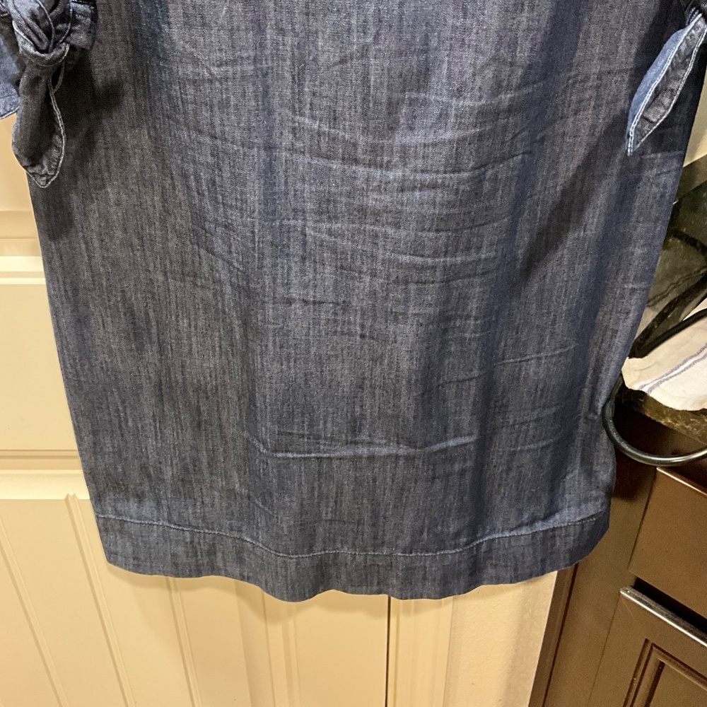 Chambray Talbots Shift Dress - Picture 4 of 7